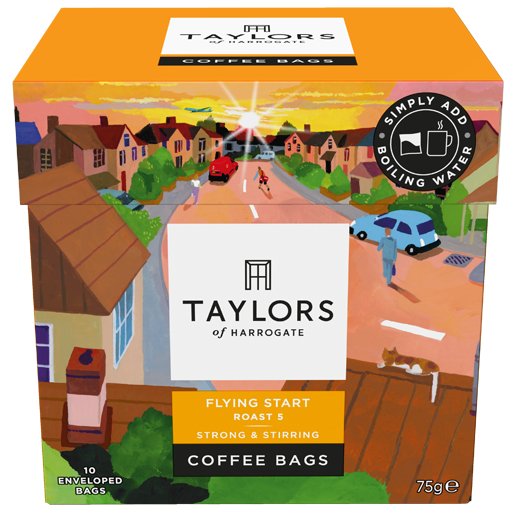 Cafea Plicuri "Flying Start" - 75G