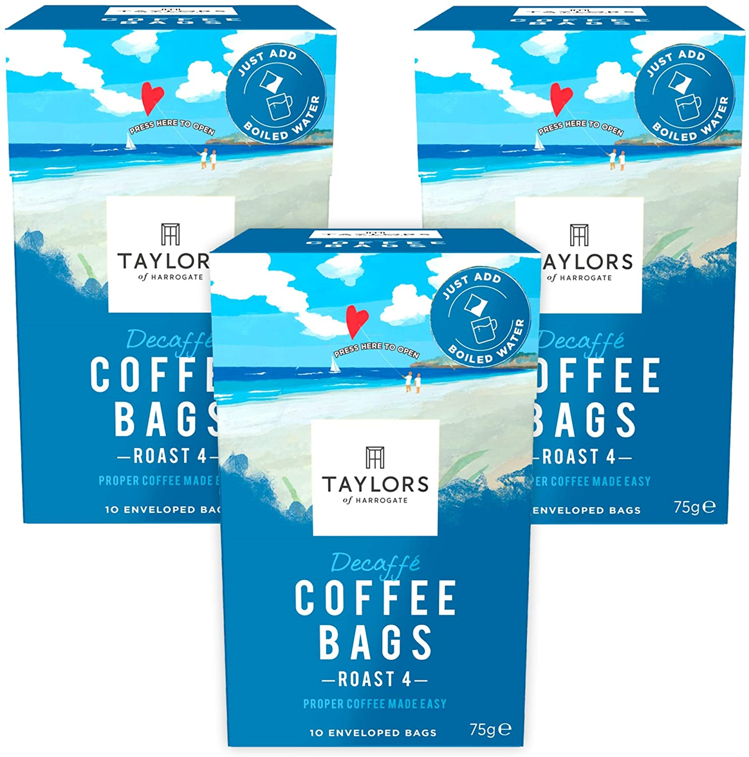 Cafea Plicuri "Decaffé" - 3 x 75Gr/ Bax